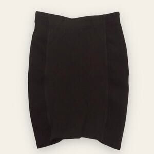 BCBGMAXAZRIA Womens Fitted Stretchy Black Bodycon Skirt XS